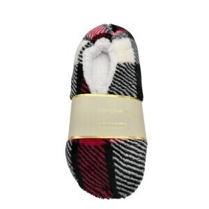Vera Bradley Women's Cozy Life No Slip Slippers Fireplace Plaid Size Med 7-8